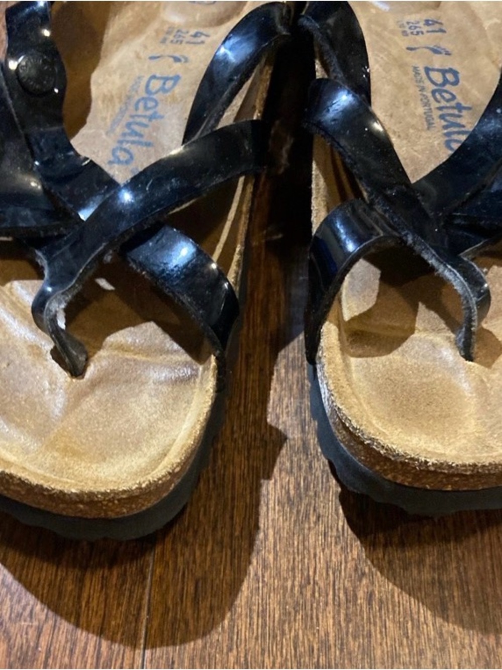 Birkenstock Betula Vinja Soft Footbed Patent  Sandals SZ 41 | L10 M8 bundle - Picture 8 of 13
